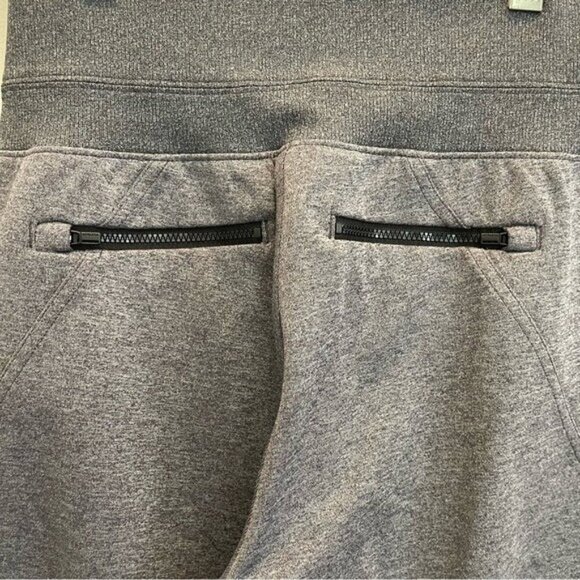 Athleta Venice Jogger Pant Womens XXS Heather Gray High Rise Zipper pockets - Picture 11 of 15
